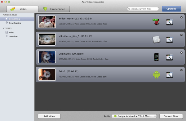 Any Video Converter Free for Mac